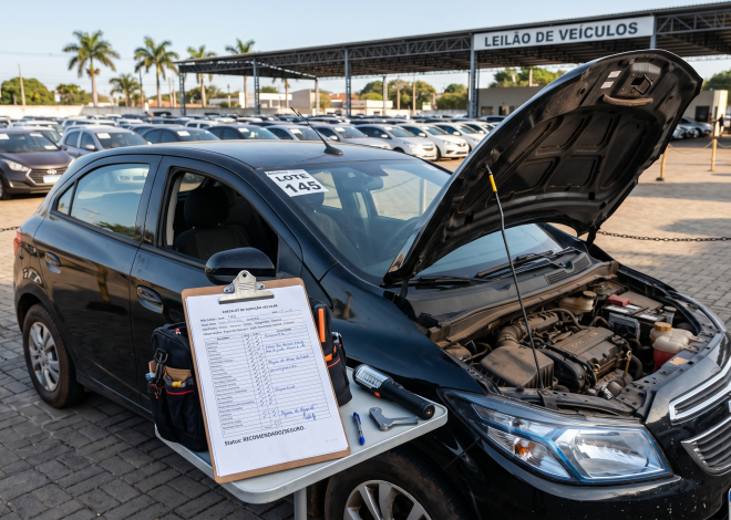 Checklist Antes de Participar de Leilão de Carros: O Que Conferir Antes do Lance